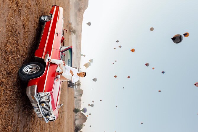 Private Classic Car Tour in Capadoccia with Pick Up - Red Valley: The Sunset and Sunrise Stage for Fairy Chimneys