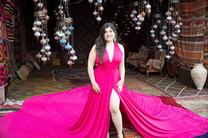 Private Photoshoot in Cappadocia - After the balloons: old church, illuminated shopfronts, and horses (optional)