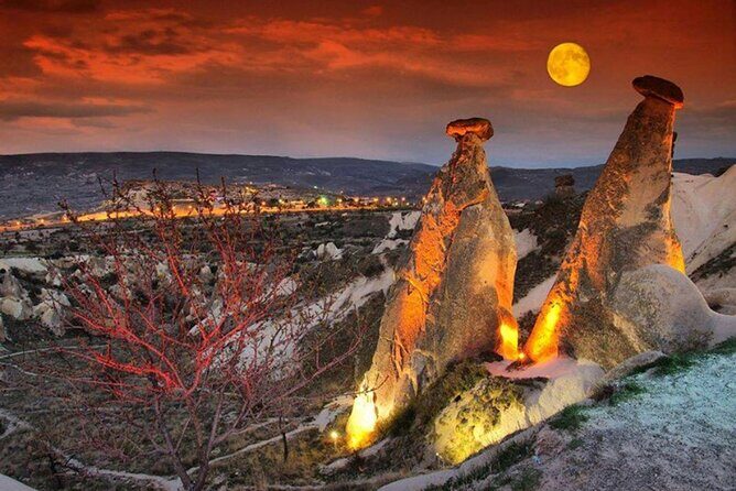 Private Red Tour+Underground city With Professional Guide+Vehicle - Pasabag Valley (Monks Valley): Mushroom-Shaped Fairy Chimneys